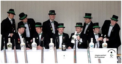 "Das letzte Abendmahl" dargestellt v.d. Pfingstjünger